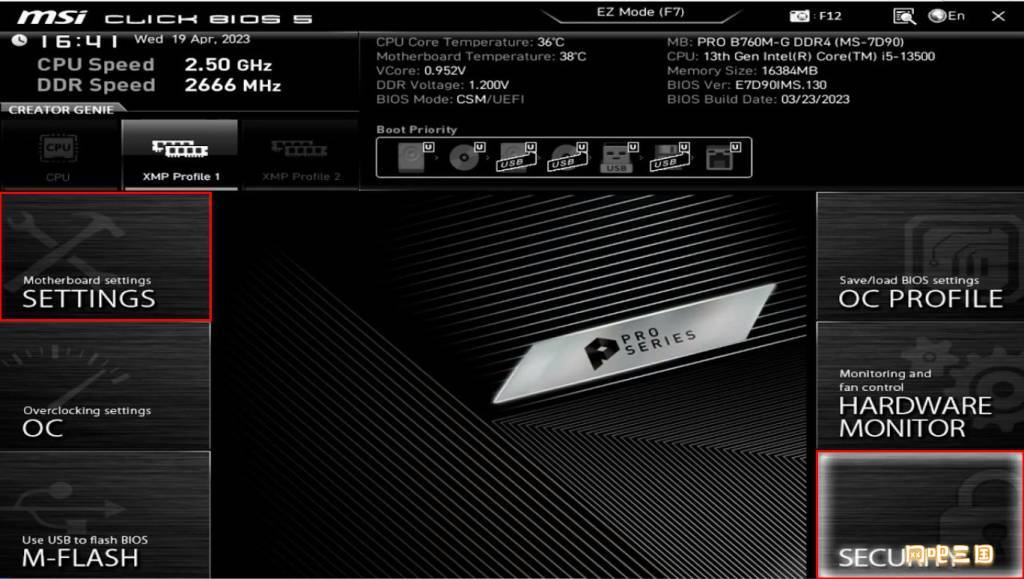 微星主板 UEFI 无盘启动 BIOS 设置教程